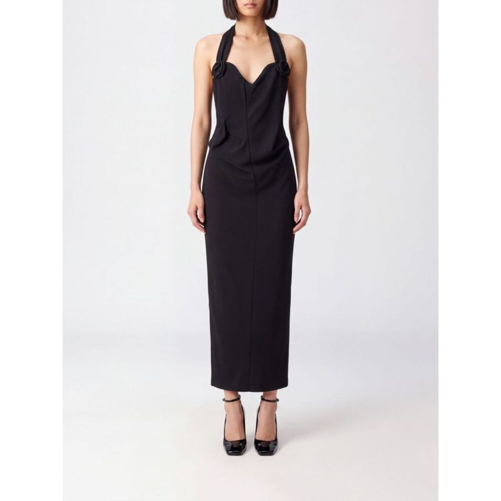 Magda Butrym Women Magda Butrym Wool Blend Halterneck Midi Sheath Dress